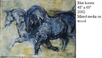 binkele lina caballo azul