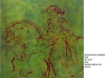 binkele linaE. HORSE  WITH CHINESE EYE DORA