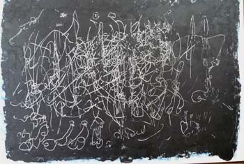 Fernandez Rodrigo 34 x 48cms mixed media on wood