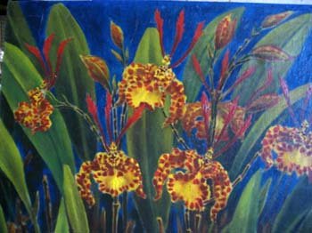 ariza azul47x 60 cms